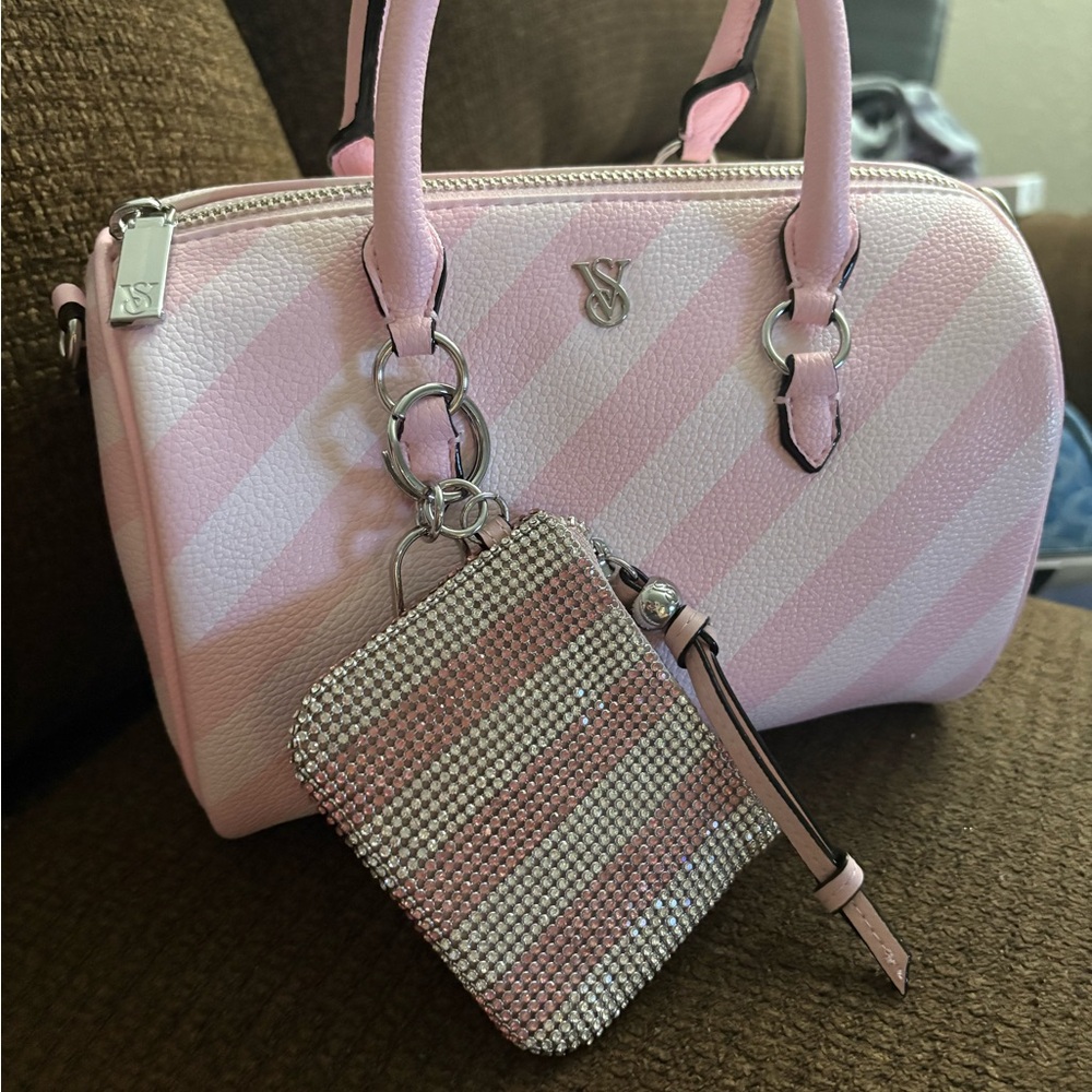Victoria secret mini duffel with coin purse